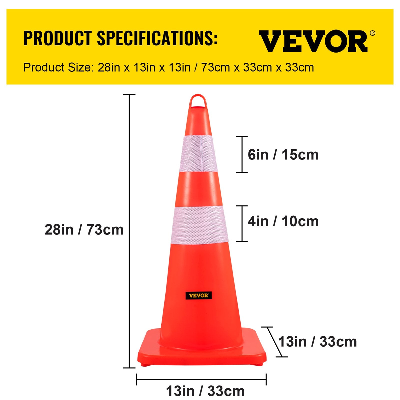 Safety Cones, 10PCS 28\