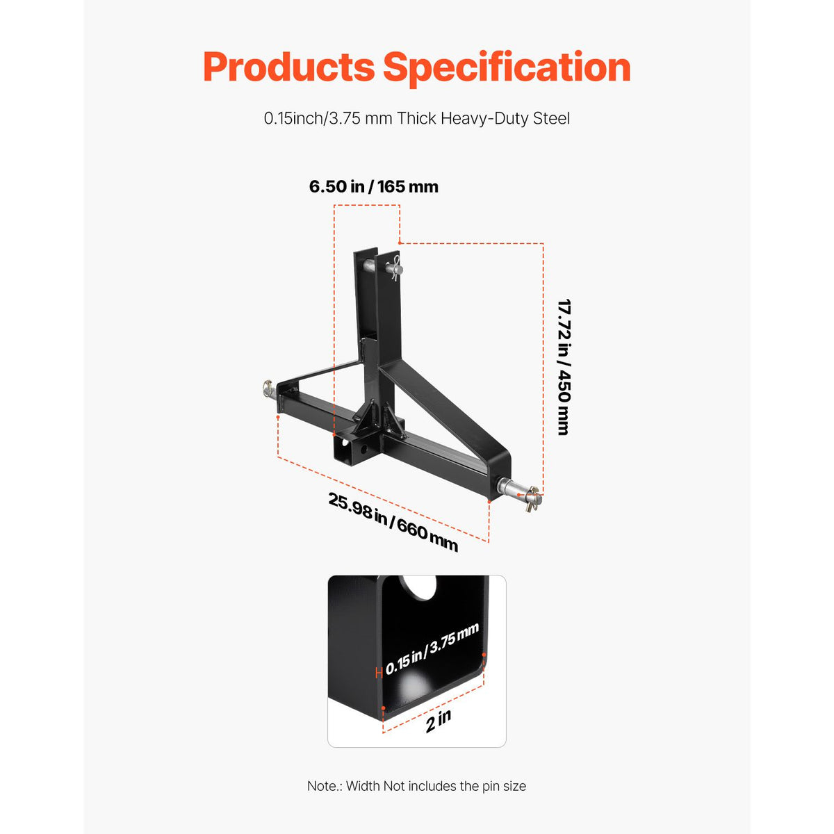 3 Point Trailer Hitch Receiver 2