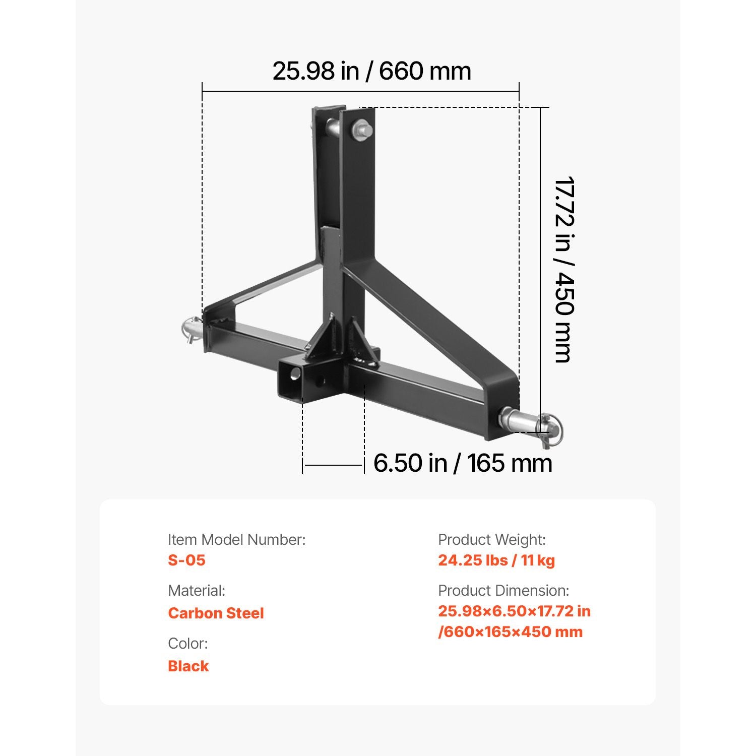 3 Point Trailer Hitch Receiver 2