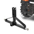 3 Point Trailer Hitch Receiver 2" Category 1 Tractor Attachment 3000lbs