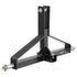 3 Point Trailer Hitch with 2 in Receiver, 3pt Quick Hitch Attachment for Category 1 Tractor, 3000lbs Capacity, Tow Drawbar Adapter, Compatible with Kubota, Mahindra, Ford, Yanmar, John Deere