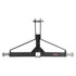 3 Point Trailer Hitch with 2 in Receiver, 3pt Quick Hitch Attachment for Category 1 Tractor, 3000lbs Capacity, Tow Drawbar Adapter, Compatible with Kubota, Mahindra, Ford, Yanmar, John Deere