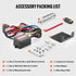 Electric Winch ATV UTV 2041 kg Synthetic Rope Waterproof Remote Control