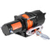 Electric Winch ATV UTV 2041 kg Synthetic Rope Waterproof Remote Control