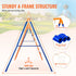 Swing Sets for Backyard 6 in 1 Swing Set 440lbs Capacity Metal Swingset