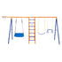 Swing Sets for Backyard 6 in 1 Swing Set 440lbs Capacity Metal Swingset