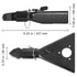 A-Frame Trailer Coupler 2 Inch Hitch Ball 7000lbs Heavy Duty Steel Black