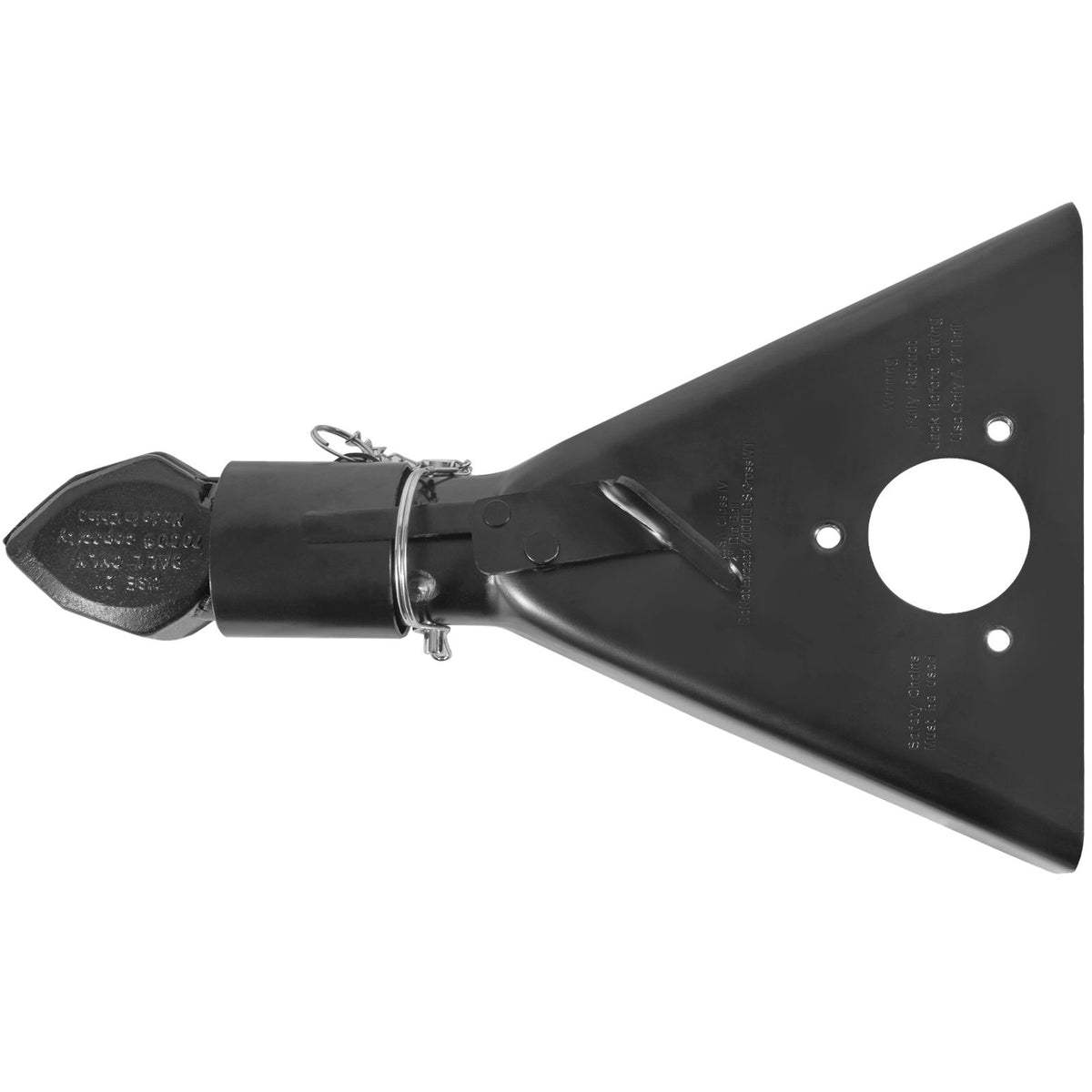 A-Frame Trailer Coupler 2 Inch Hitch Ball 7000lbs Heavy Duty Steel Black