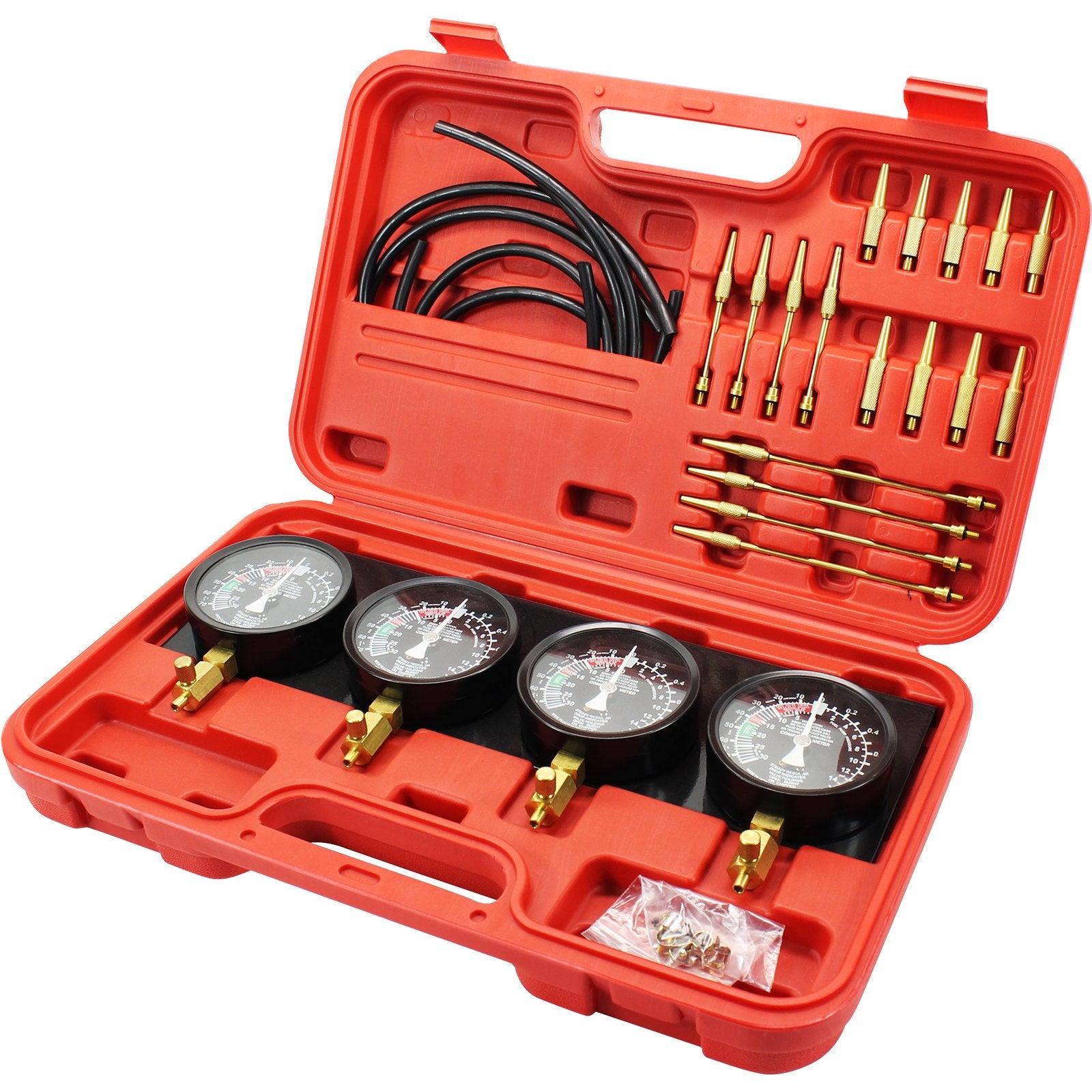 Fuel Vacuum Carburetor Synchronize Tool Kit Fuel Vacuum Carburetor Synchronizer carb sync Gauge Set with Rubber Hose