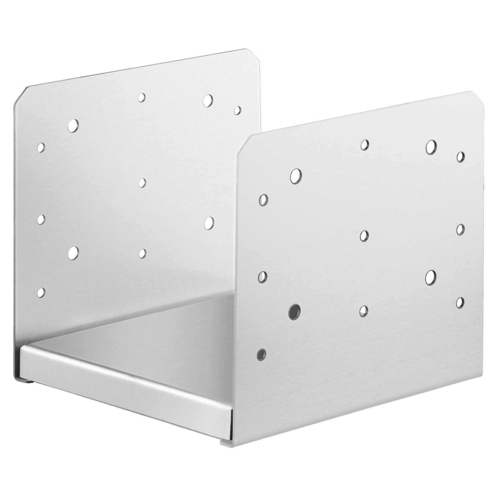 203.2x203.2mm Post Base, 1Pcs Stainless Steel Adjustable Post Anchor Bracket(Internal 198 x 185), Adjustable Post Base for Pavilion Deck Porch Handrail Railing Support Decorative Anchor Plate