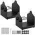 6x6 Post Base Brackets 2 Pack Heavy Duty Carbon Steel Wood Post Anchors Black