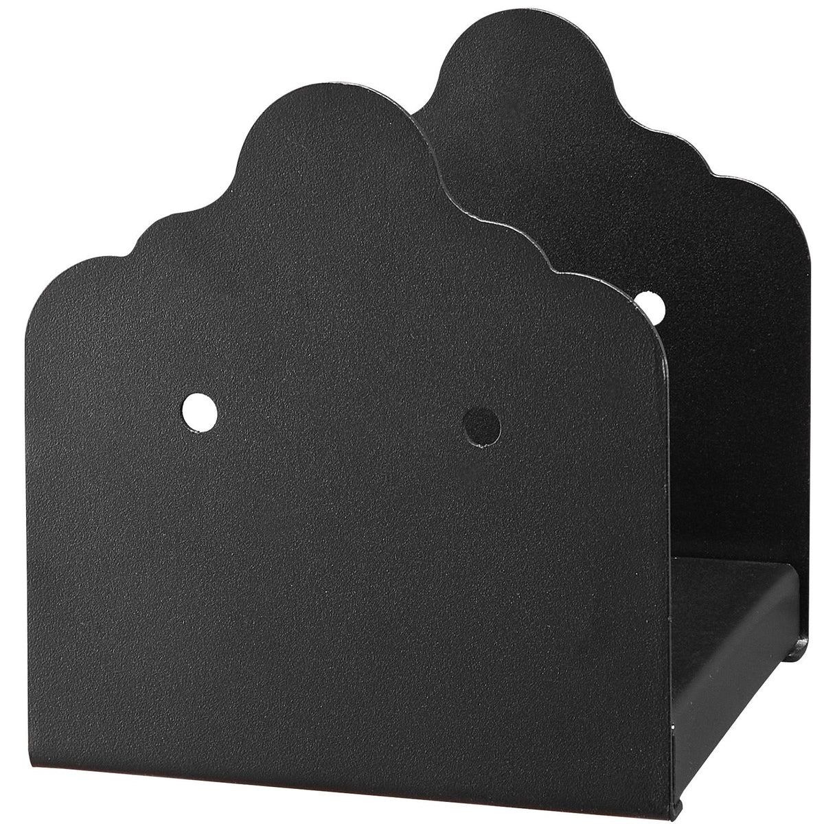 6x6 Post Base Brackets 2 Pack Heavy Duty Carbon Steel Wood Post Anchors Black