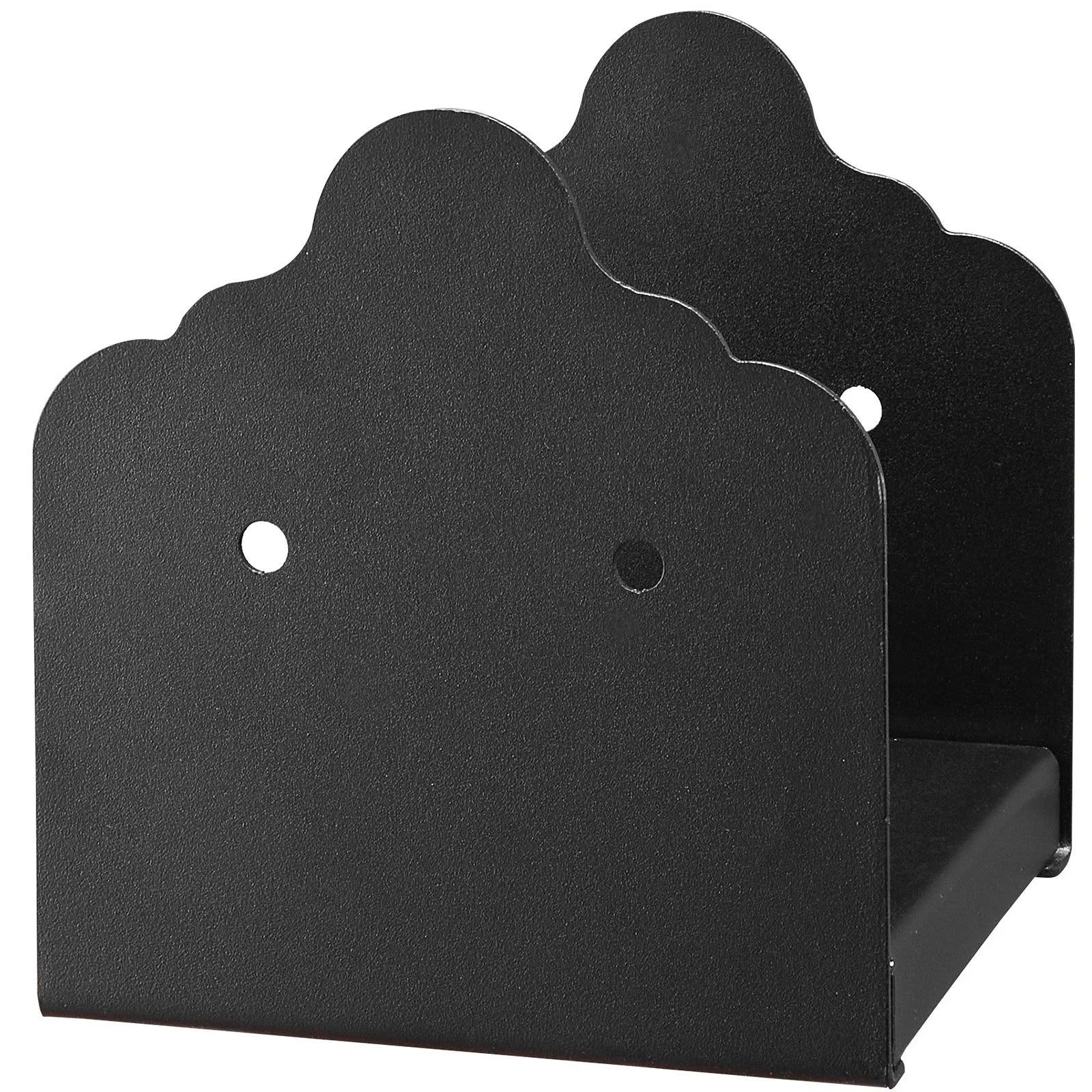 6x6 Post Base 2 Pcs, Inner Size 5.9x5.55 inch / 150x141 mm Post Brackets, Heavy Duty Carbon Steel Decking Posts, Wood Posts Brackets for Pavilion Deck Railing Support Deck Base Plate, Black