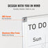 Magnetic Whiteboard Dry Erase Board 36" x 24" Wall Mounted for Office