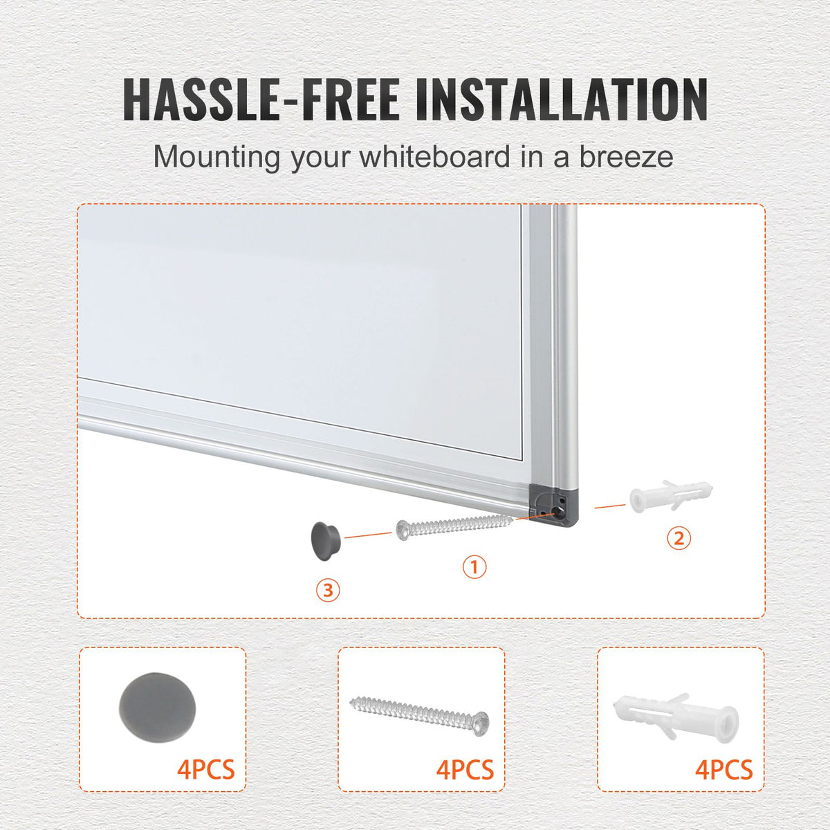Magnetic Whiteboard Dry Erase Board 36