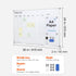 Magnetic Whiteboard Dry Erase Board 36" x 24" Wall Mounted for Office