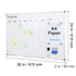 Magnetic Whiteboard Dry Erase Board 36" x 24" Wall Mounted for Office
