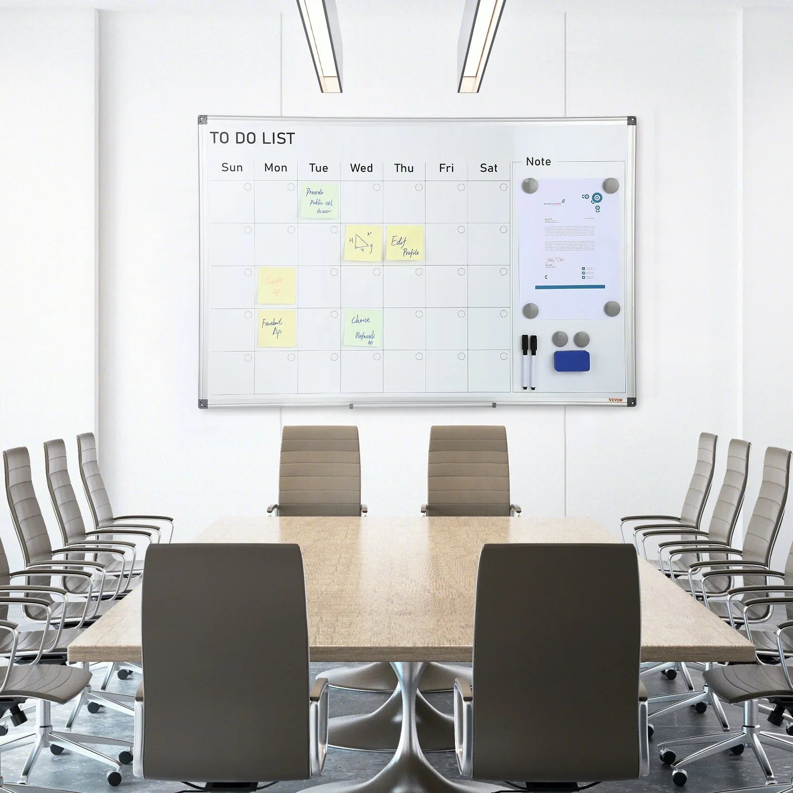 Magnetic Whiteboard Dry Erase Board 36