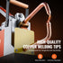 Portable Spot Welder, 1/8-inch Thick Spot Welder Machine with 8KVA Input Capacity, Handheld Welding Tip Gun Metal Sheet Spot Welding Machine for Carbon Steel, Aluminum Sheet