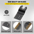 100PCS Oscillating Saw Blades Multitool Quick Release Wood Plastic Cutting Kit