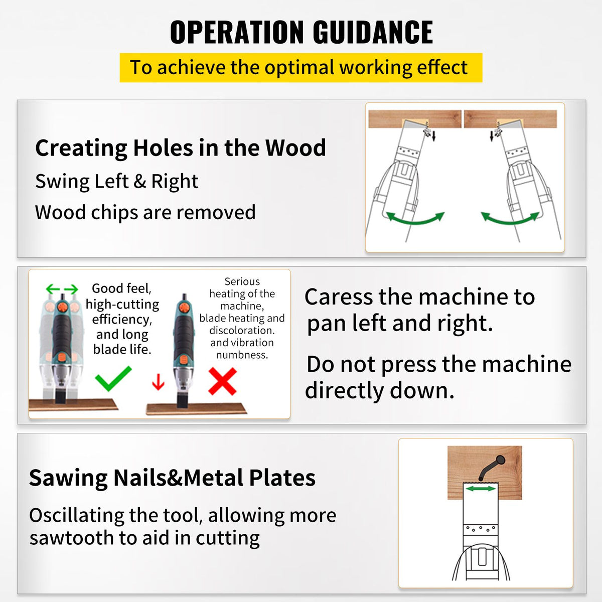 100PCS Oscillating Saw Blades Multitool Quick Release Wood Plastic Cutting Kit
