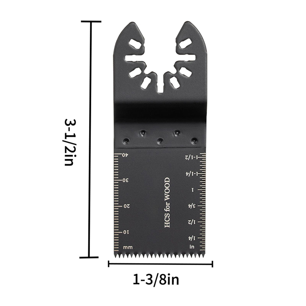 100PCS Oscillating Saw Blades Multitool Quick Release Wood Plastic Cutting Kit