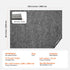 8x10 Rug Pad 1/2 Inch Thick Polyester Felt Carpet Cushion Floor Protector