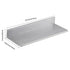 8.6" x 24" Stainless Steel Shelf, Wall Mounted Floating Shelving with Backsplash, 44 lbs Load Capacity Commercial Shelves, Heavy Duty Storage Rack for Restaurant, Kitchen, Bar, Home, and Hotel (2 Packs)
