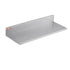 8.6" x 24" Stainless Steel Shelf, Wall Mounted Floating Shelving with Backsplash, 44 lbs Load Capacity Commercial Shelves, Heavy Duty Storage Rack for Restaurant, Kitchen, Bar, Home, and Hotel (2 Packs)