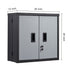 Foldable Wall Cabinet Garage Cabinet Wall Mounted 26