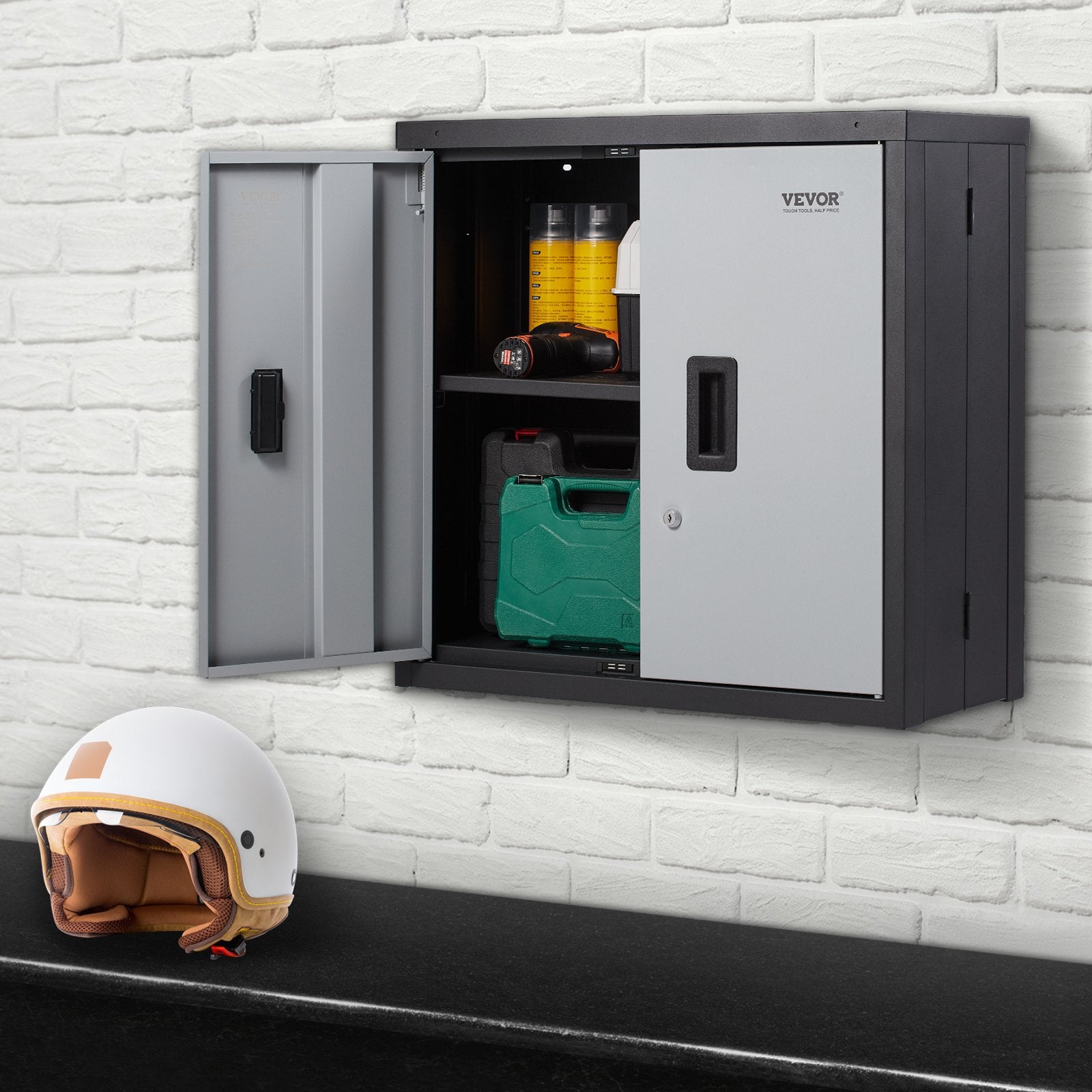 Foldable Wall Cabinet Garage Cabinet Wall Mounted 26