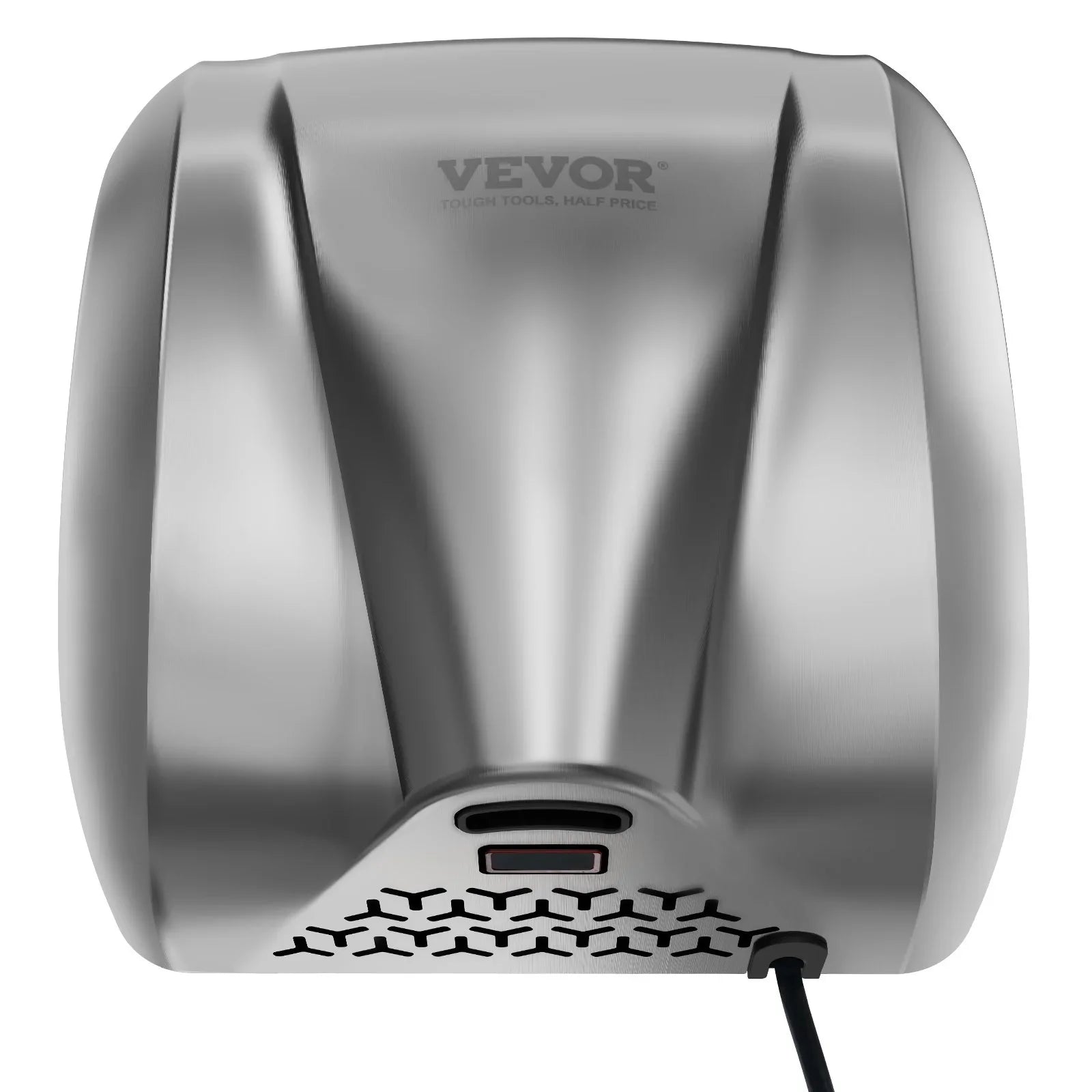Heavy Duty Commercial Hand Dryer, 1800W Automatic High Speed Stainless Steel Warm Wind Hand Blower, 220V-240V Plug In/Hardwired Two Power Options, Compliant for Industry Business Restrooms