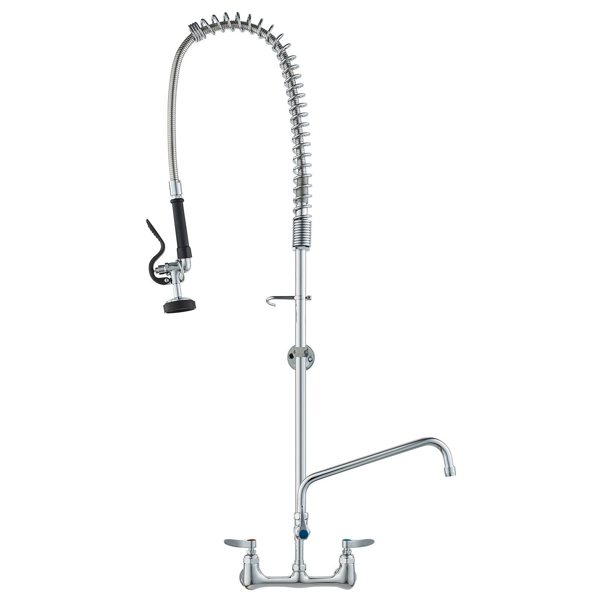 Commercial Faucet with Pre-Rinse Sprayer, 47