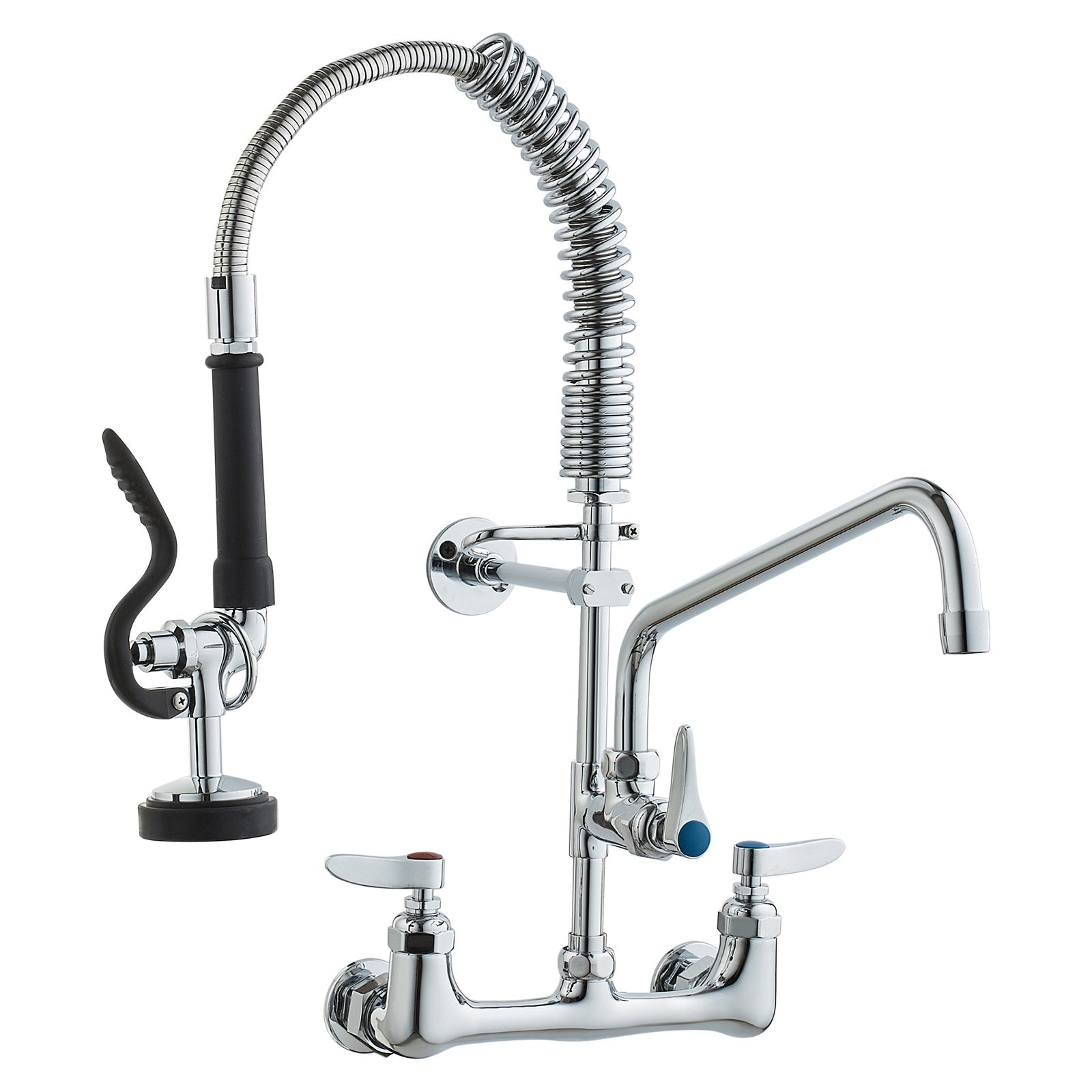 Commercial Faucet with Pre-Rinse Sprayer, 21