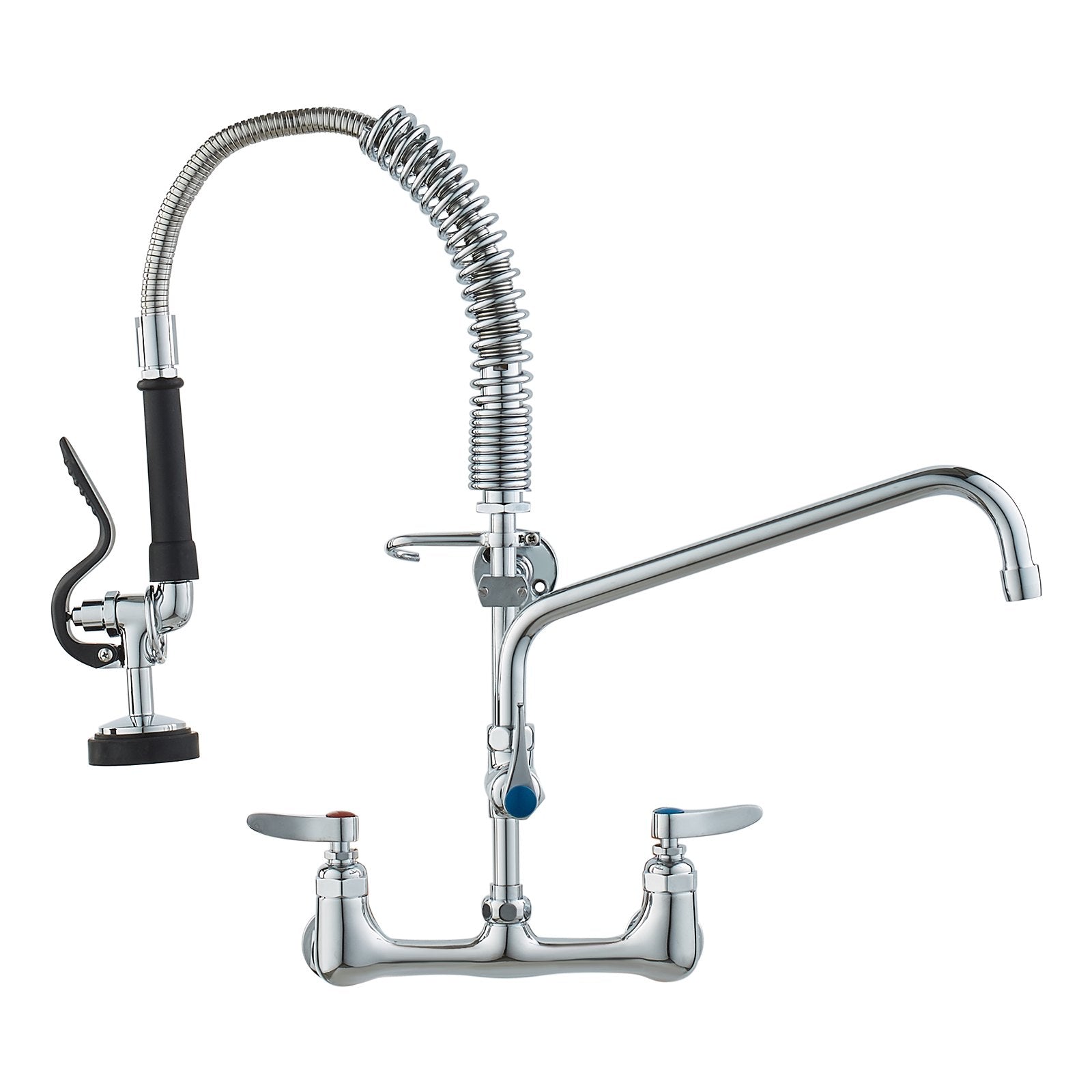 Commercial Faucet with Pre-Rinse Sprayer, 21