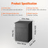 Mailboxes for Outside 17.3 Inch Anti-Theft Galvanized Steel Waterproof