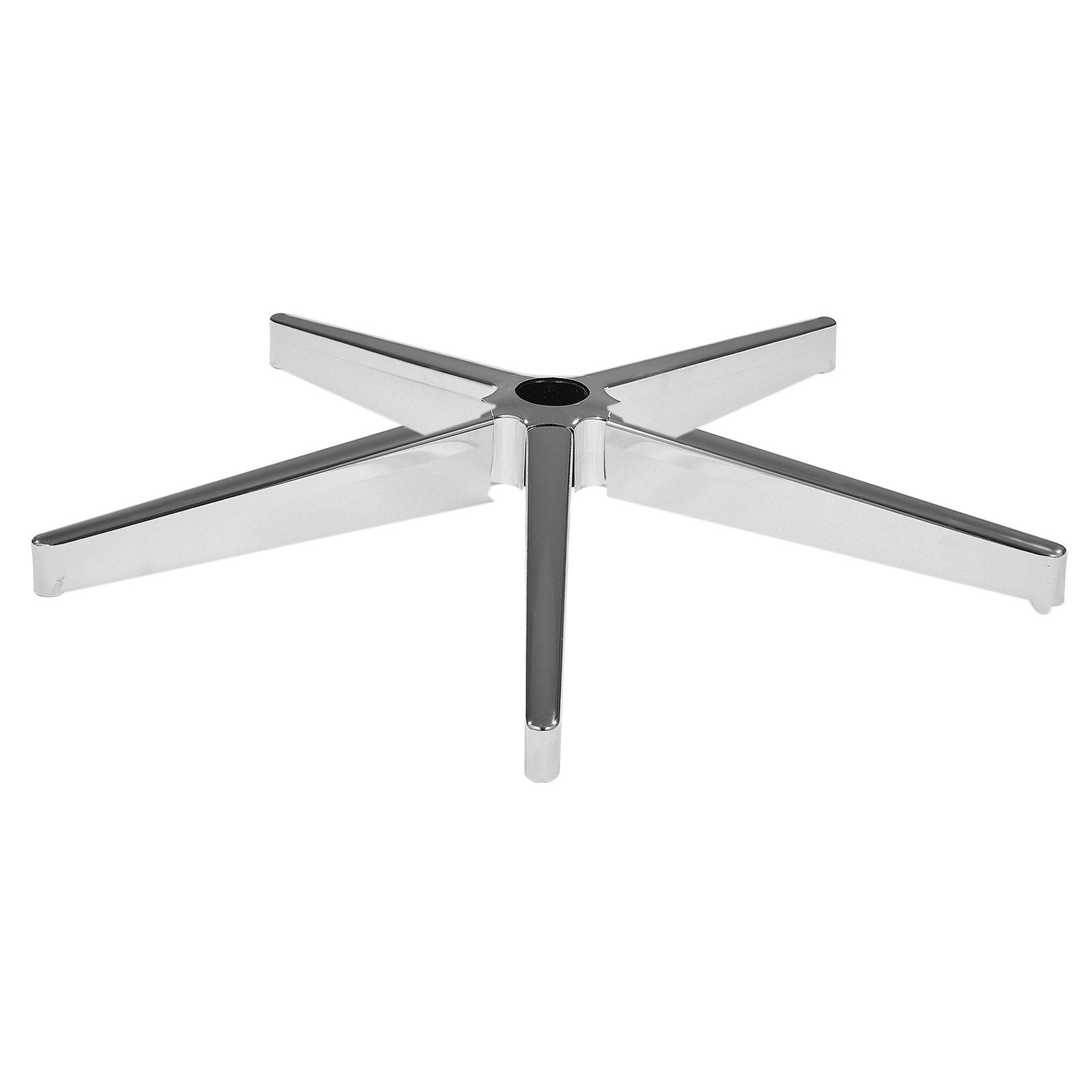 Office Chair Base Replacement, 710 mm 1134 kg Static Load Capacity, Heavy Duty Universal Computer Desk Chair Stool Base Part with Reinforced Metal Legs, Desk Chair Base Replacement Parts, Silver