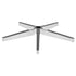 Office Chair Base Replacement, 710 mm 1134 kg Static Load Capacity, Heavy Duty Universal Computer Desk Chair Stool Base Part with Reinforced Metal Legs, Desk Chair Base Replacement Parts, Silver