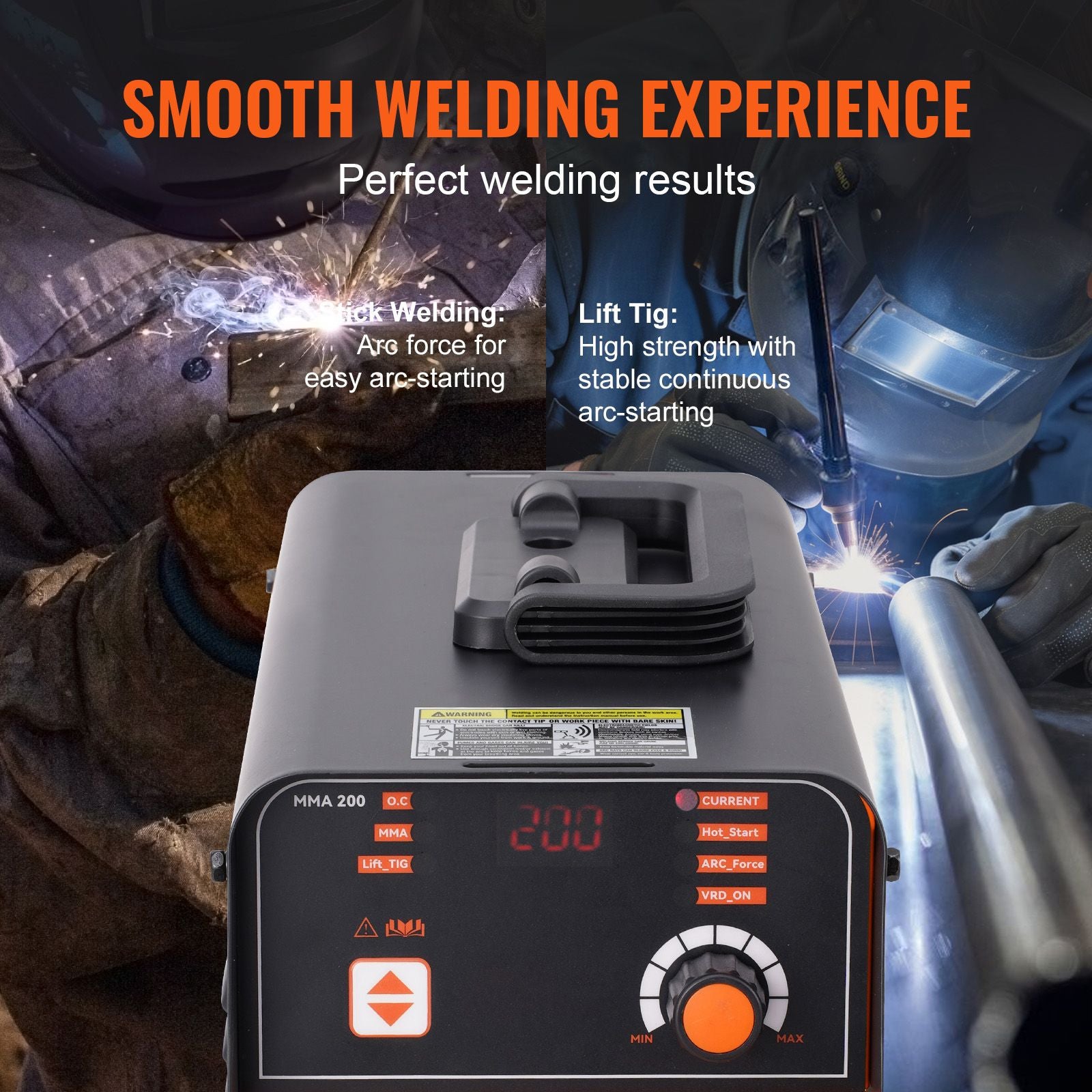 ARC Stick Welder 220V 160A 2in1 Lift TIG Welding Machine Hot Start