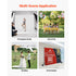 Adjustable Backdrop Stand Kit 298x300cm Heavy Duty Photo Background Frame