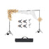 Adjustable Backdrop Stand Kit 298x300cm Heavy Duty Photo Background Frame