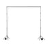 Backdrop Stand, 298 x 300 cm Adjustable Photo Backdrop Stand Kit, Portable Background Backdrop Stand with 4 Crossbars, Heavy Duty Projector Screen Stand, for Wedding, Photo Video Studio & Party