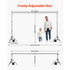 Adjustable Backdrop Stand Kit 6.5x10FT Photo Background Support Frame