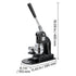 58mm Button Maker Machine with 500pcs Parts DIY Badge Pin Press Kit