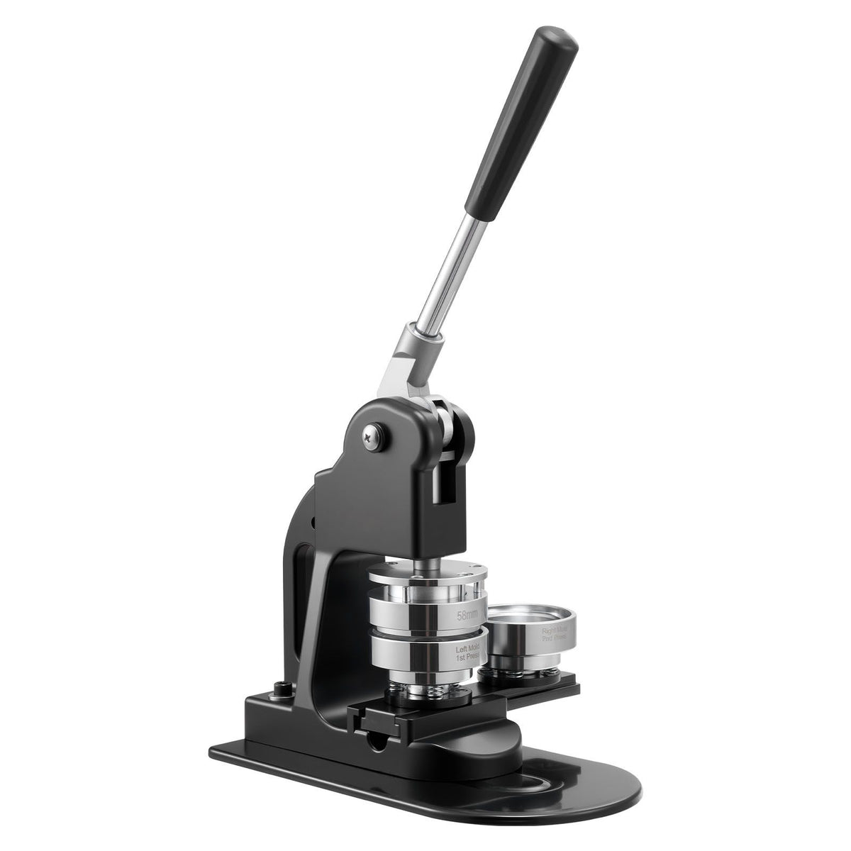 58mm Button Maker Machine with 500pcs Parts DIY Badge Pin Press Kit