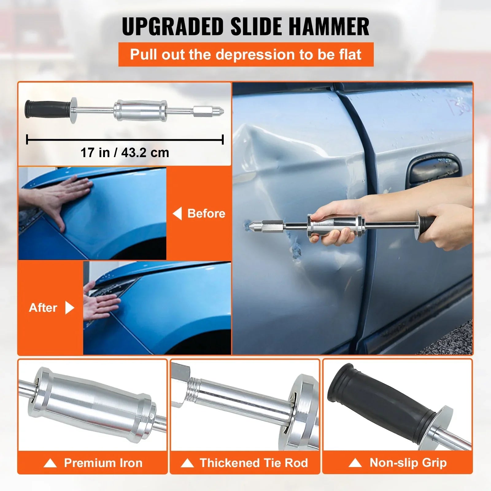 Stud Welder Kit, 5500 Stud Welder Dent Repair Kit, 800VA Spot Welder Stud Kit, Stud Gun Dent Puller Kit with Complete Accessories, Dent Welder Repair for Auto Body Repairing