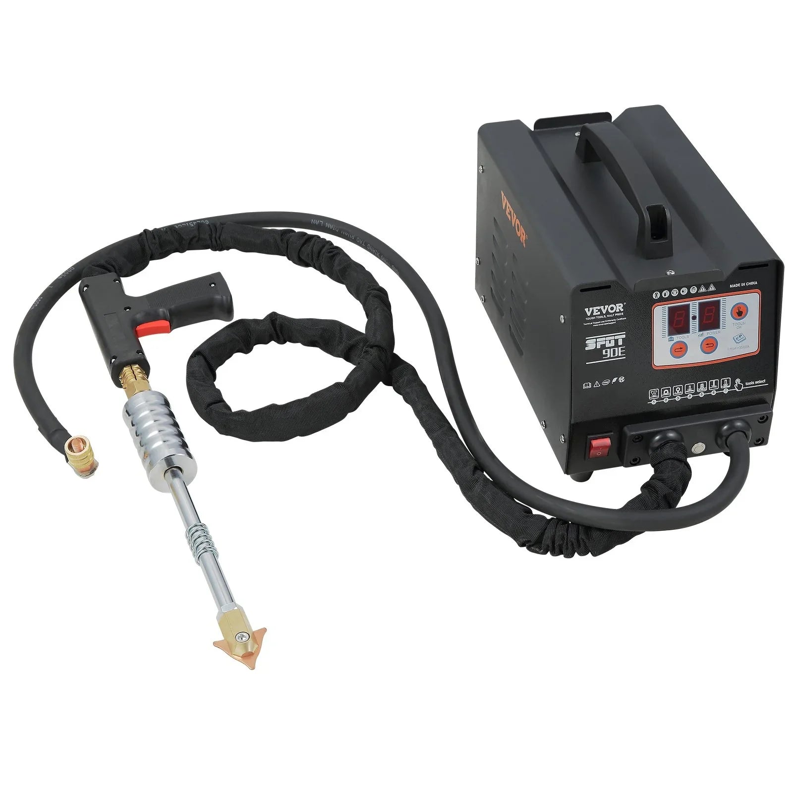 Stud Welder Dent Repair Kit, Spot Welding Machine with Slide Hammer Dent Puller, Professional Dent Removal Kit for Auto Body Dent Repair