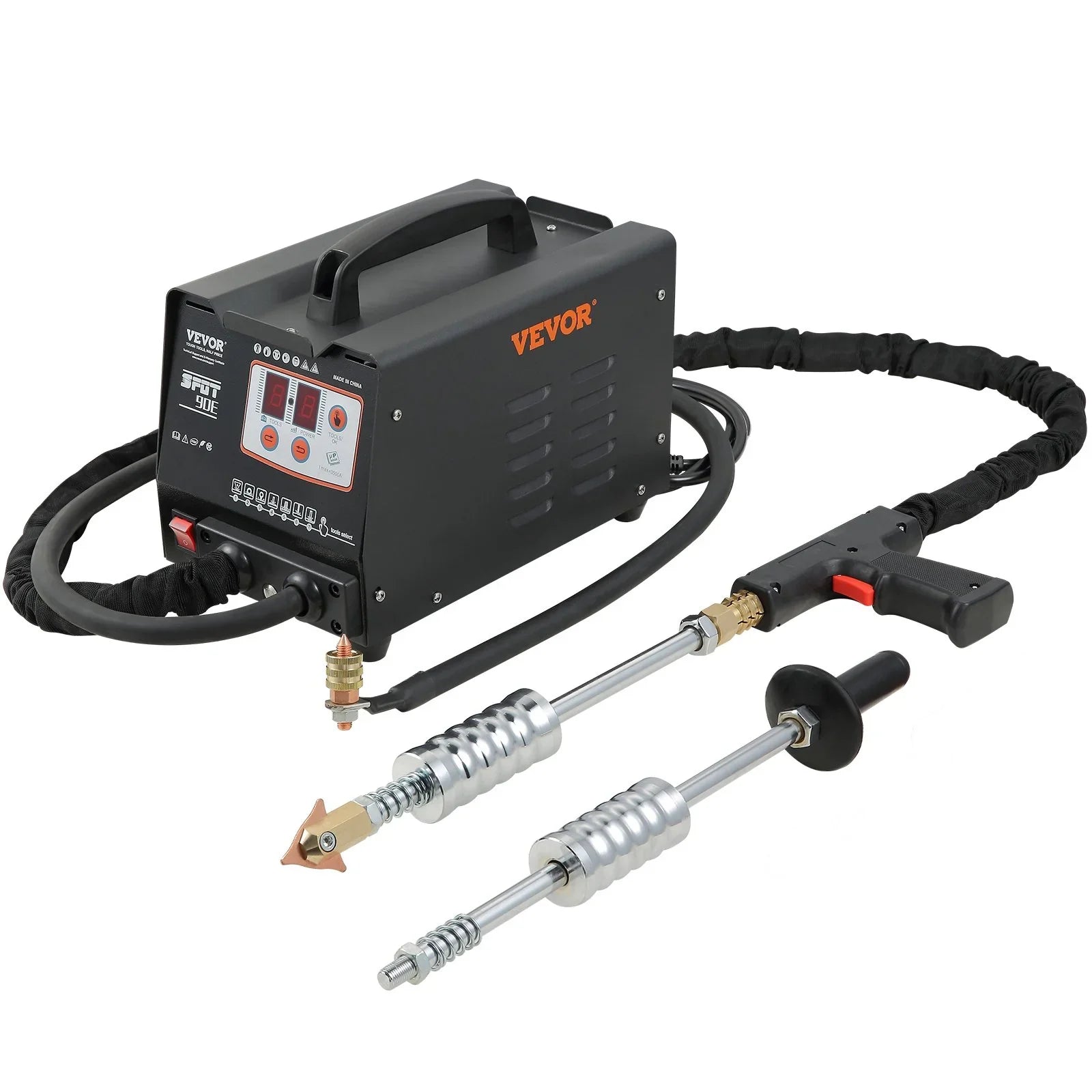 Stud Welder Dent Repair Kit, Spot Welding Machine with Slide Hammer Dent Puller, Professional Dent Removal Kit for Auto Body Dent Repair