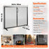 Fireplace Screen with Door Iron Mesh Spark Guard 990x780mm Fire Fence