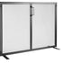 Fireplace Screen with Door Iron Mesh Spark Guard 990x780mm Fire Fence